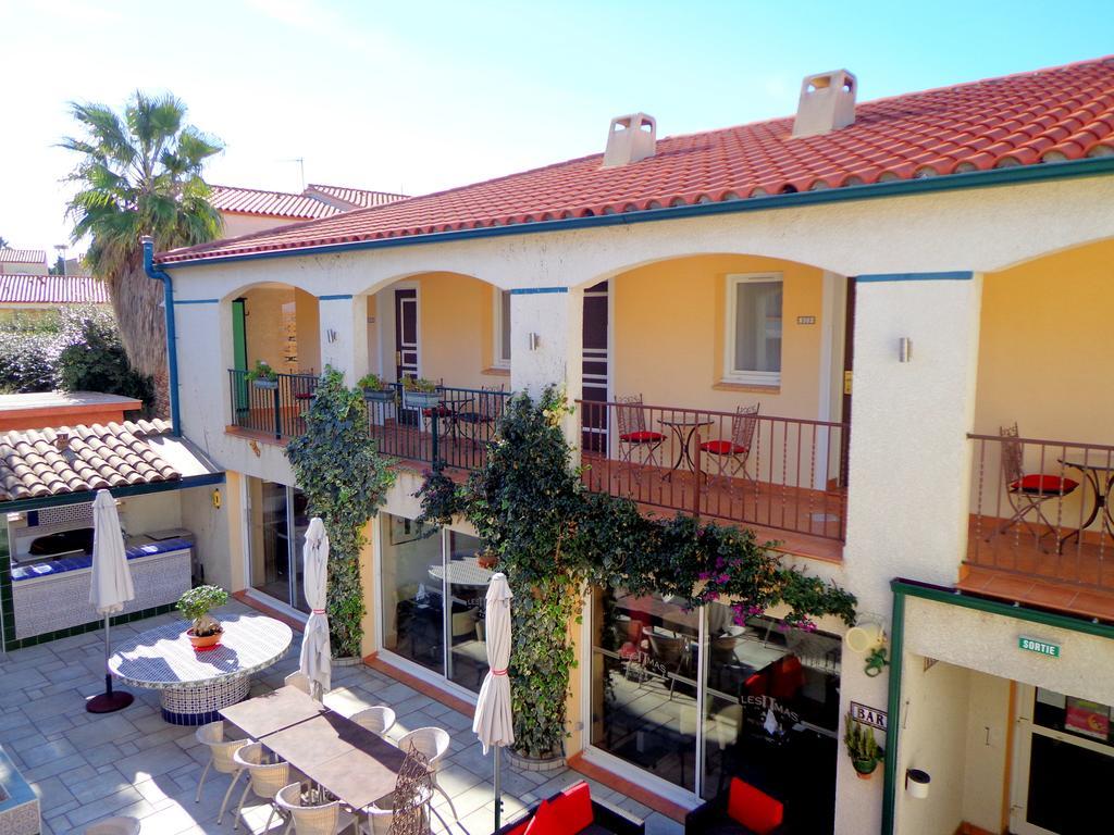 Logis Hotel Les II Mas - Perpignan Sud Кабестань Экстерьер фото