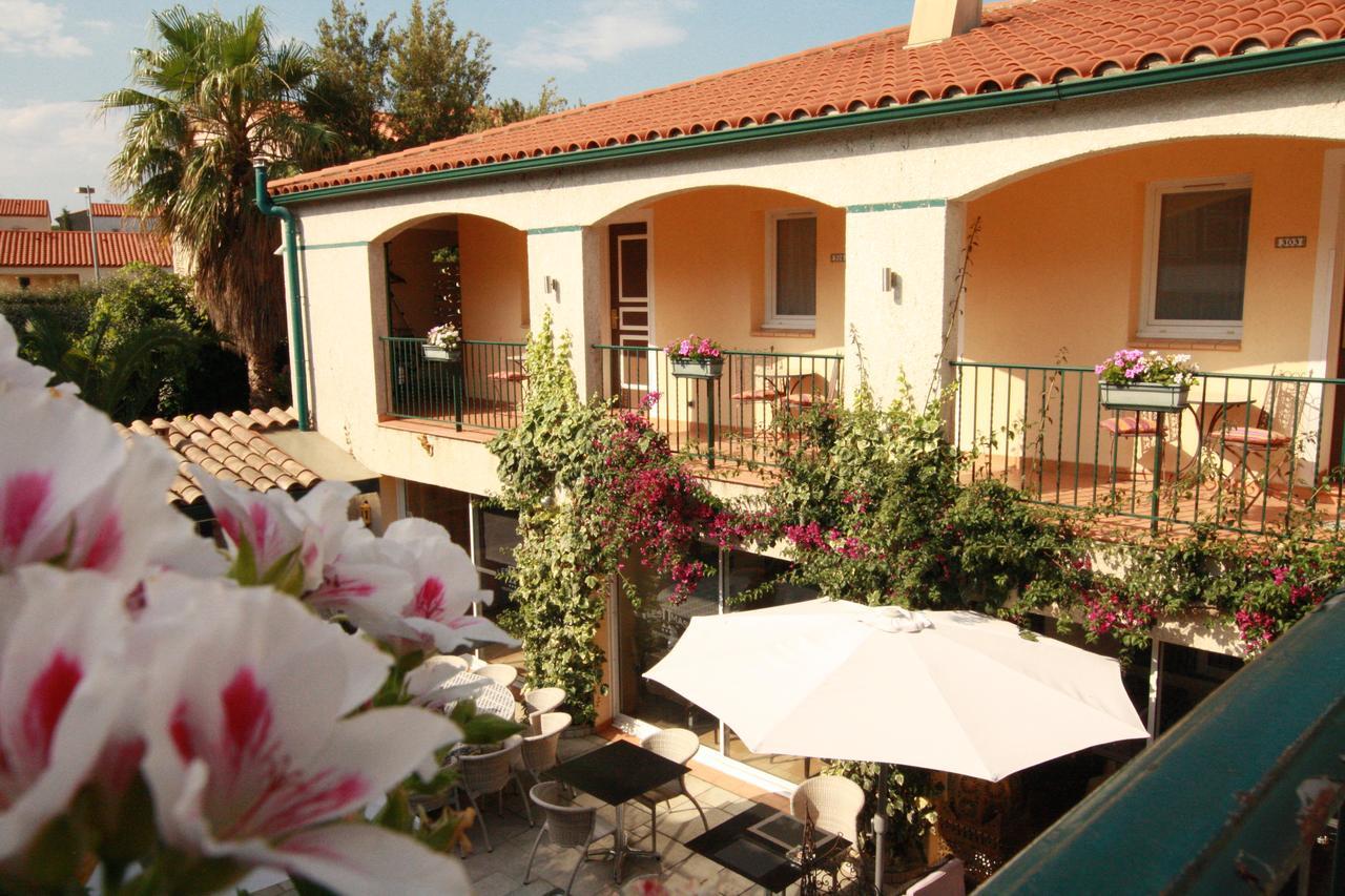 Logis Hotel Les II Mas - Perpignan Sud Кабестань Экстерьер фото