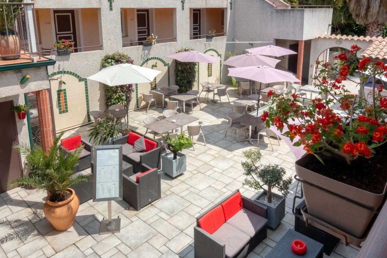 Logis Hotel Les II Mas - Perpignan Sud Кабестань Экстерьер фото